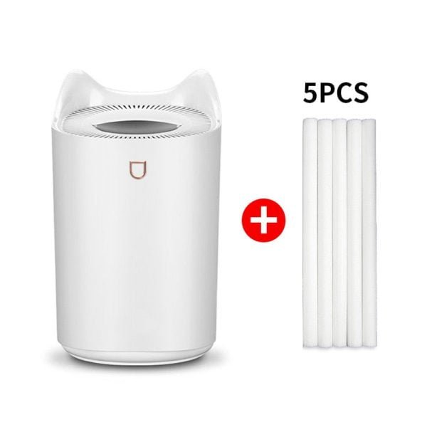 3L Air Humidifier Essential Oil Aroma Diffuser Double Nozzle With Coloful LED Light Ultrasonic Humidifiers Aromatherapy Diffuser - Image 3