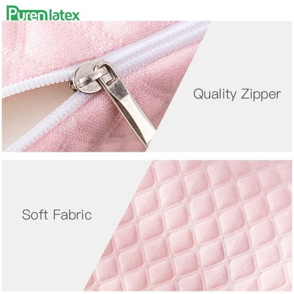 PurenLatex Magnet Therapy Pillow for Eyelash Extension Memory Foam Multi-Function Orthopedic Pillows Sleeping Bolster Cushion - Image 3
