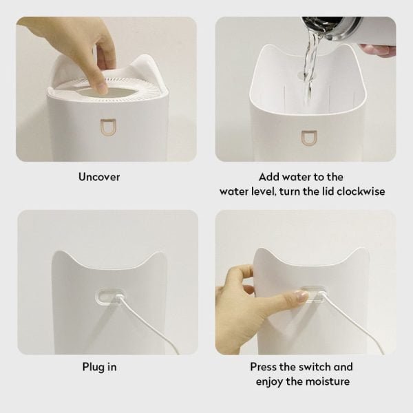 3L Air Humidifier Essential Oil Aroma Diffuser Double Nozzle With Coloful LED Light Ultrasonic Humidifiers Aromatherapy Diffuser - Image 10