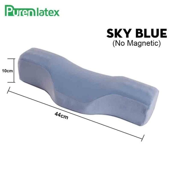 PurenLatex Magnet Therapy Pillow for Eyelash Extension Memory Foam Multi-Function Orthopedic Pillows Sleeping Bolster Cushion - Image 5