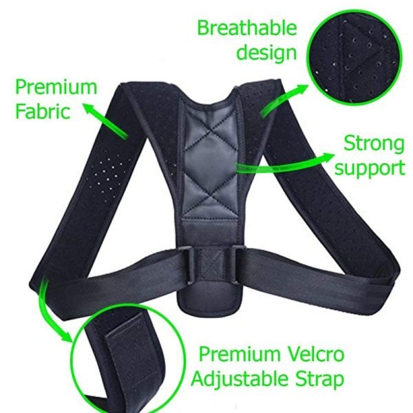 YOSYO Brace Support Belt Adjustable Back Posture Corrector Clavicle Spine Back Shoulder Lumbar Posture Correction - Image 6