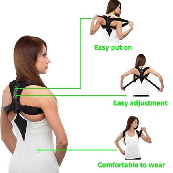 YOSYO Brace Support Belt Adjustable Back Posture Corrector Clavicle Spine Back Shoulder Lumbar Posture Correction - Image 4