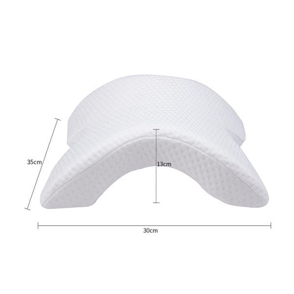 Curved Cervical Pillow for Couples Memory Foam Pillow Sleeping Neck Support Cusion Hollow Design Orthopedic Body Pillow Hand - Image 9