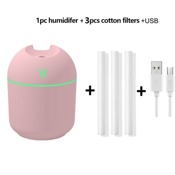 FunShing 250ml Mini Air Humidifier Purifier Car USB Aroma Essential Oil Diffuser Led Light Ultrasonic Mist Maker Home Appliance - Image 8