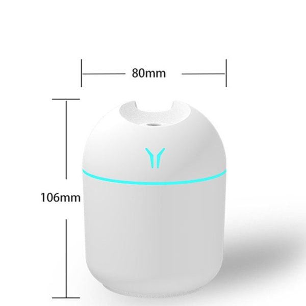 FunShing 250ml Mini Air Humidifier Purifier Car USB Aroma Essential Oil Diffuser Led Light Ultrasonic Mist Maker Home Appliance - Image 6