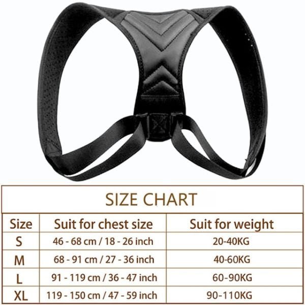 Getinfit One Posture Corrector Spine Back Shoulder Support Corrector Band Adjustable Brace Correction Humpback Back Pain Relief - Image 12