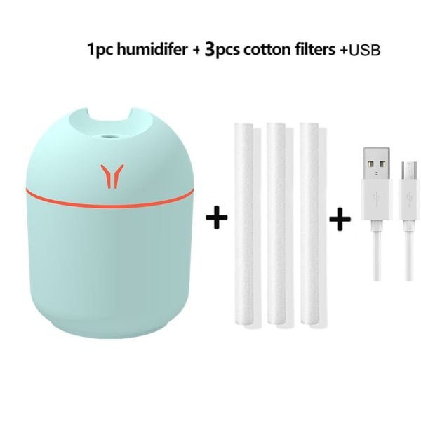 FunShing 250ml Mini Air Humidifier Purifier Car USB Aroma Essential Oil Diffuser Led Light Ultrasonic Mist Maker Home Appliance - Image 14