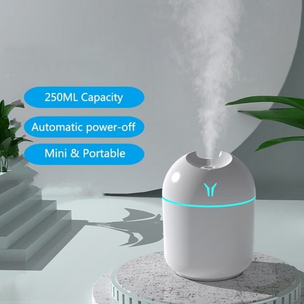 FunShing 250ml Mini Air Humidifier Purifier Car USB Aroma Essential Oil Diffuser Led Light Ultrasonic Mist Maker Home Appliance - Image 15