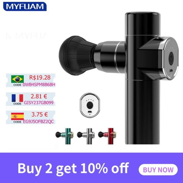 Deep Muscle Massage Gun Electric Massager Mini Fascia Gun Pistol For Body Neck Back Vibration Slimming Relaxation Pain Relief - Image 14