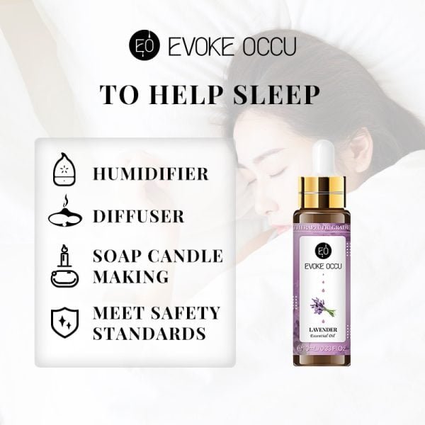 Eucalyptus Tea Tree  Essential Oils 10ML with Dropper Diffuser Aroma Oil Lavender Jasmine Sandalwood Bergamot Rose Vanilla Oil - Image 7