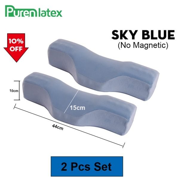PurenLatex Magnet Therapy Pillow for Eyelash Extension Memory Foam Multi-Function Orthopedic Pillows Sleeping Bolster Cushion - Image 13