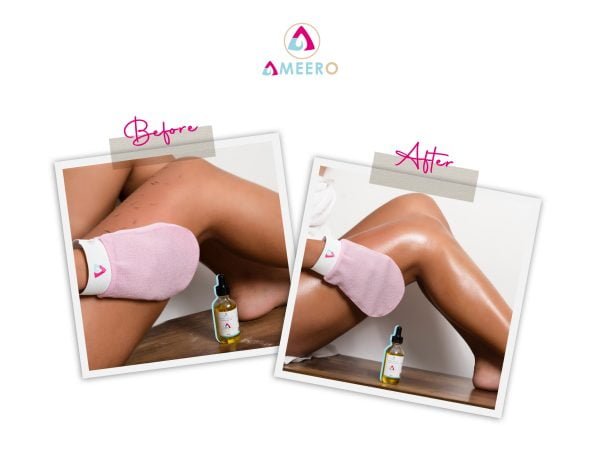 Ameero Exfoliating Glove – Glowing Skin Starts with Clean Pores - Image 4